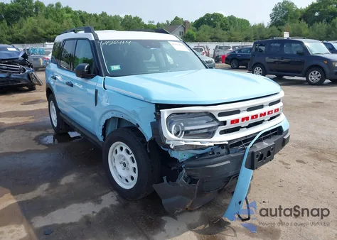 2024 Ford Bronco Sport Heritage из США, поврежденный, VIN 3FMCR9G69RRF69813